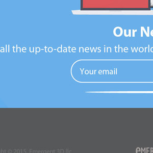 Emergent 3D Landing Page